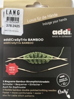 STRUMPFSTRICKNADEL ADDICRASY TRIO Bambus 24/2,5