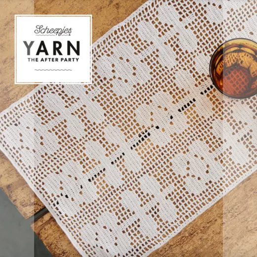 Häkelset Tischläufer "Flower Fields"