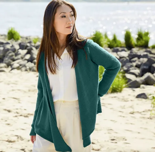 Strick-Set Jacke Kanshoku von Rosy Green