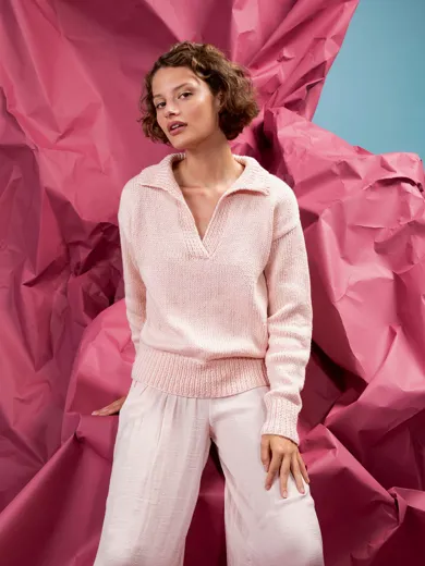 Strickset Polopullover Amira