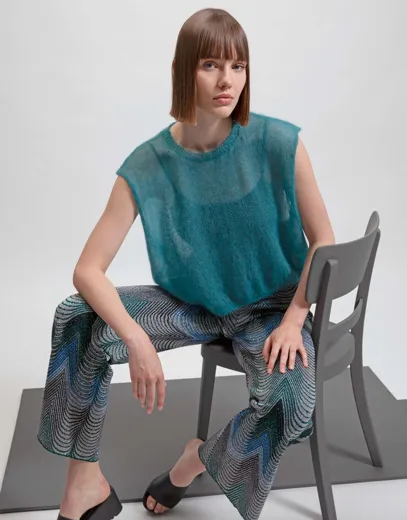 Strick-Set für Top Anastasia aus Mohair 21