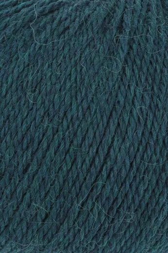 BABY ALPACA PETROL DUNKEL MELANGE