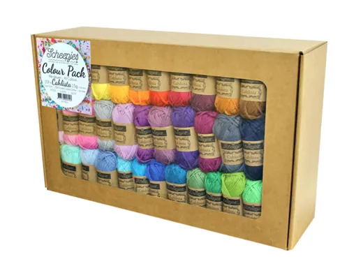 Cahlista Colour Pack - grosses Baumwollgarn-Set