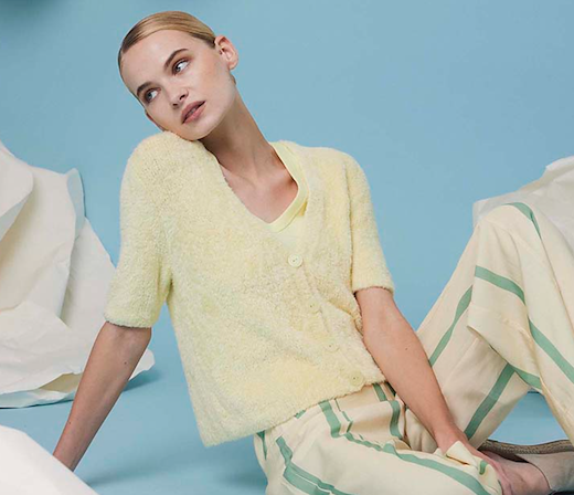 Strickset Kurzarmjacke Bella