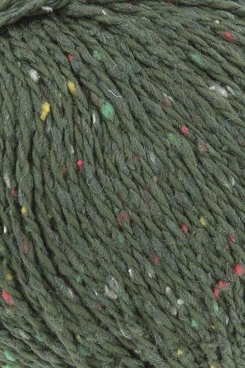 COTTON TWEED DUNKELGRÜN